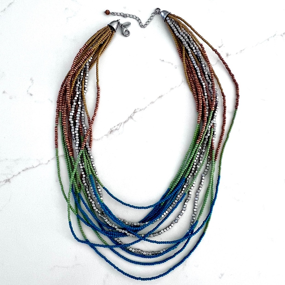 Lia Sophia Multicolor Beaded Necklace